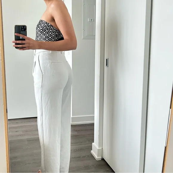 white effortless pants aritzia - Picture 2 of 4